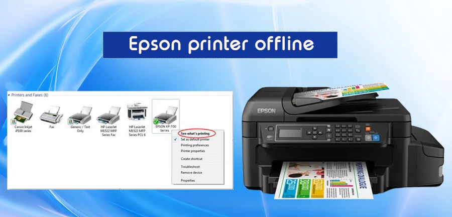 Best Methods to Fix the Epson Printer Offline Error